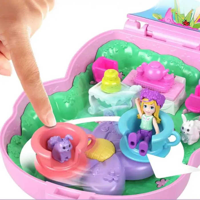 Polly Pocket ve Maceraları Kompakt Oyun Seti JFG56 - Tavşan