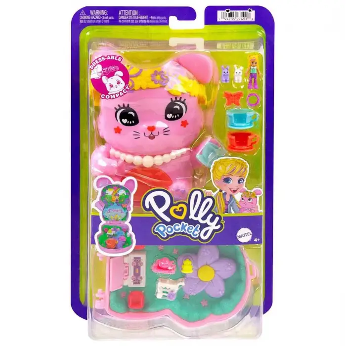 Polly Pocket ve Maceraları Kompakt Oyun Seti JFG56 - Tavşan