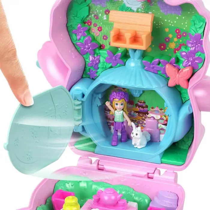 Polly Pocket ve Maceraları Kompakt Oyun Seti JFG56 - Tavşan