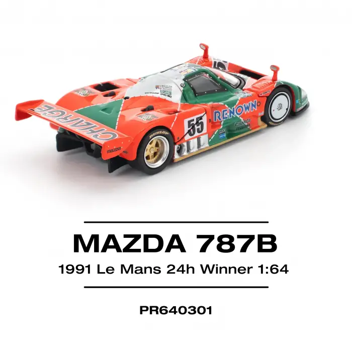 Pop Race 1/64 Mazda 787B 1991 Le Mans 24H Winner - PR64-301