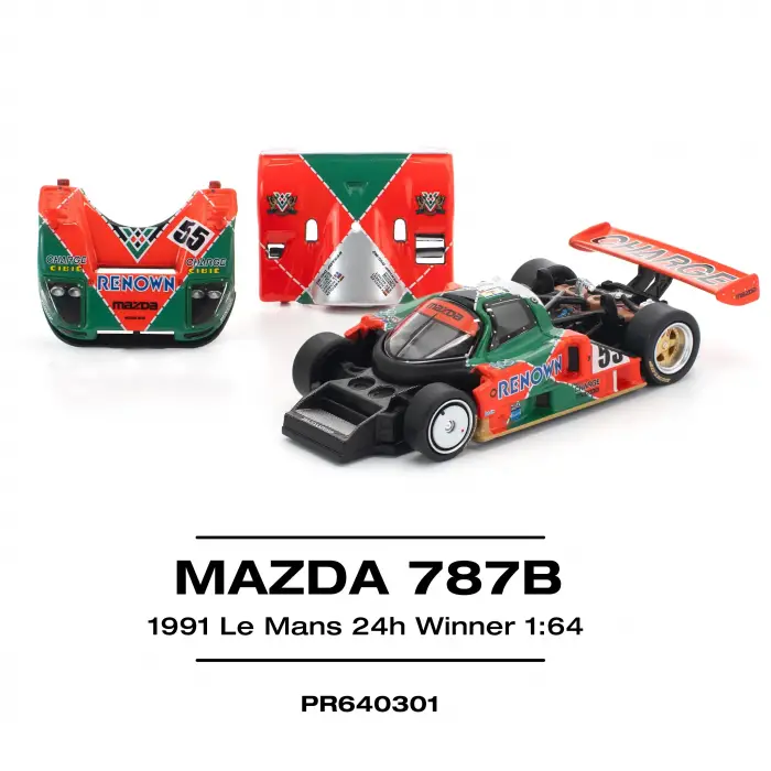 Pop Race 1/64 Mazda 787B 1991 Le Mans 24H Winner - PR64-301