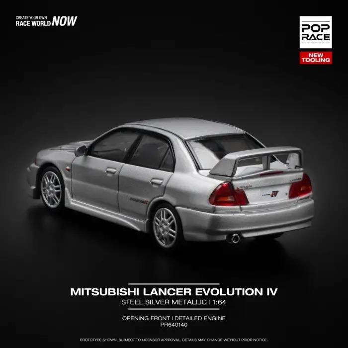 Pop Race 1/64 Mitsubishi Lancer Evolution IV - PR64-140