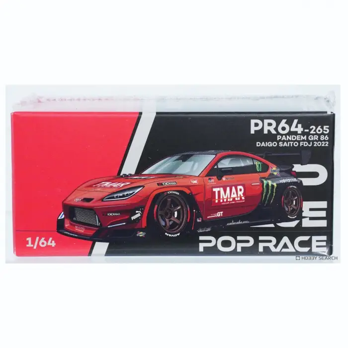 Pop Race 1/64 Pandem GR 86 Daigo Saito Formula Drift Japan - PR64-265