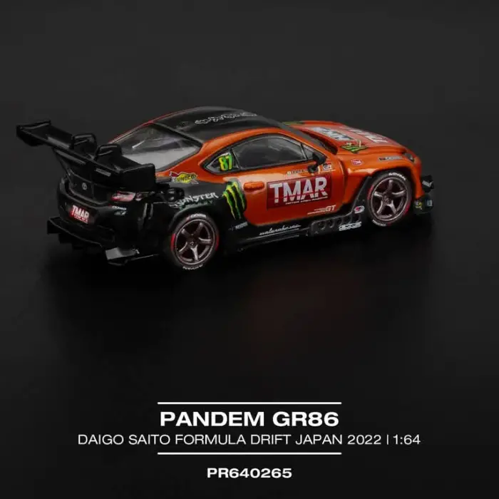 Pop Race 1/64 Pandem GR 86 Daigo Saito Formula Drift Japan - PR64-265