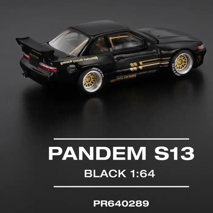 Pop Race 1/64 Pandem S 13 Black 48  PR64-289