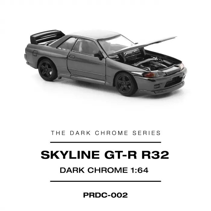 Pop Race R32 GT-R Dark Chrome - PRDC002