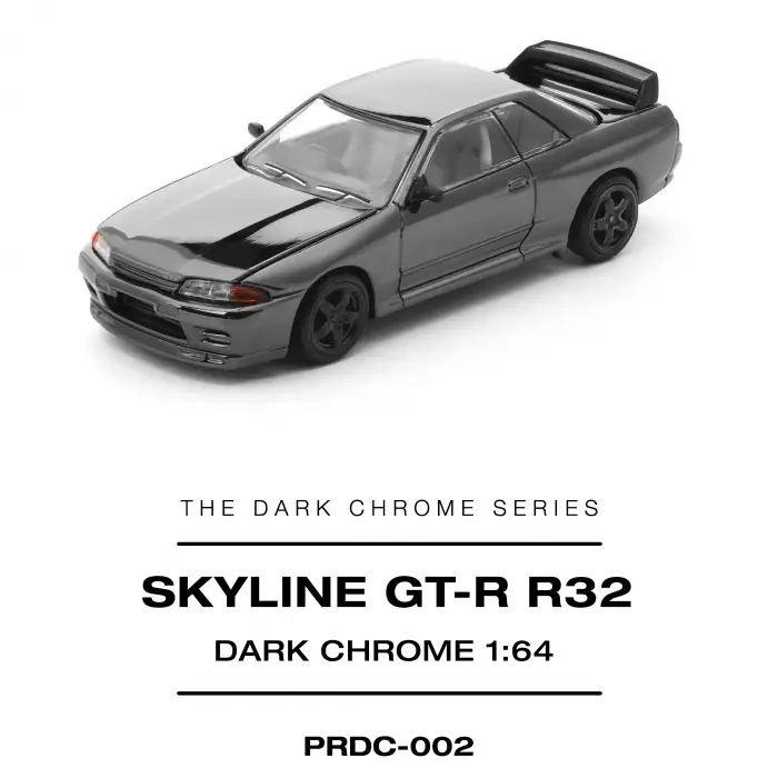 Pop Race R32 GT-R Dark Chrome - PRDC002