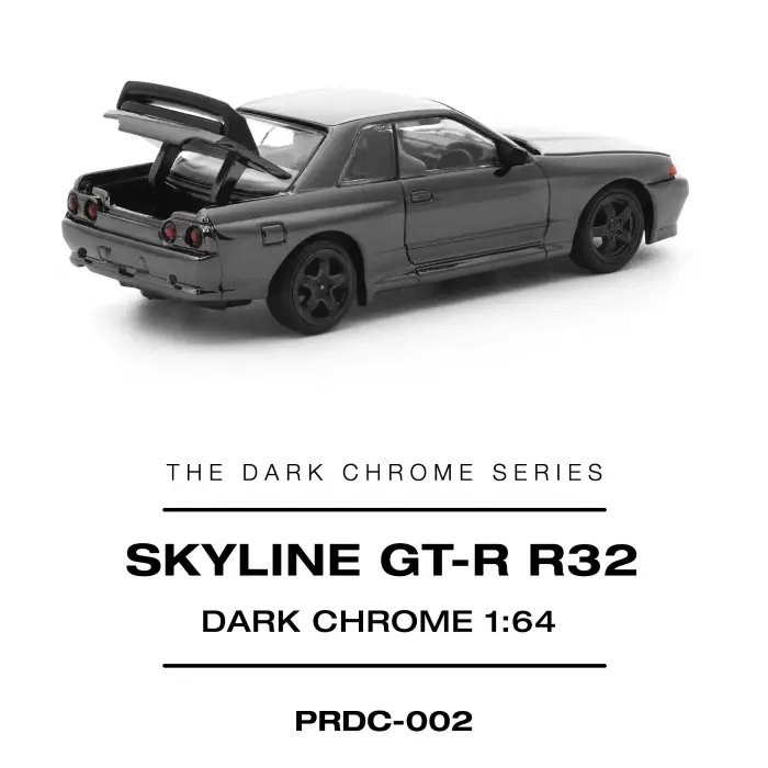 Pop Race R32 GT-R Dark Chrome - PRDC002