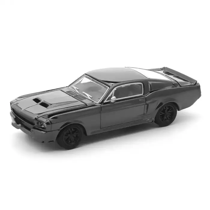 Pop Race Shelby Mustang GT500 Dark Chrome - PRDC004