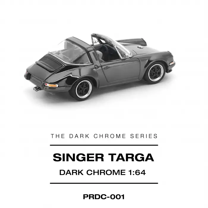 Pop Race Singer Targa Dark Chrome (Porsche)- PRDC001