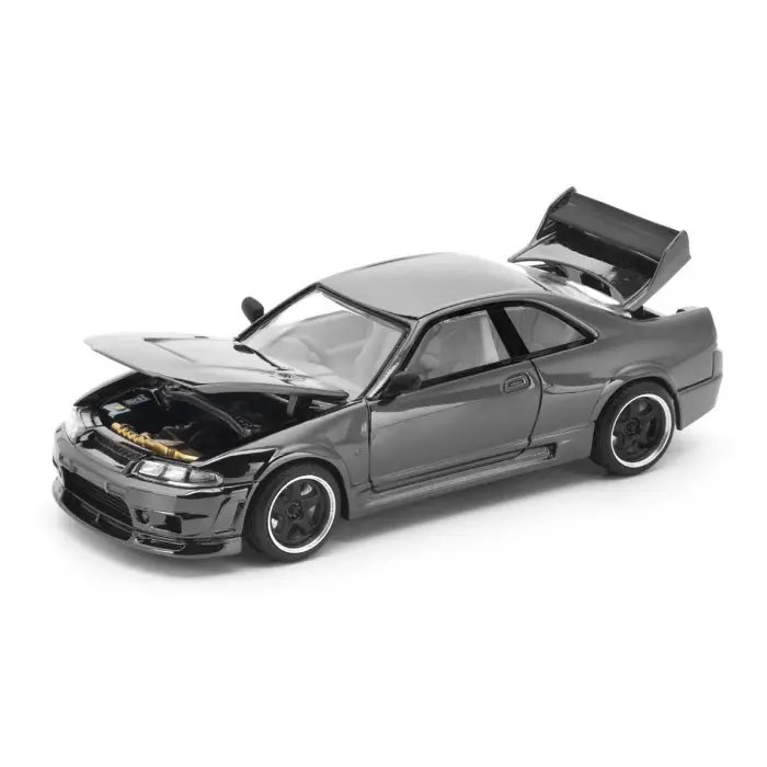 Pop Race Skyline R33 GT-R Dark Chrome - PRDC003