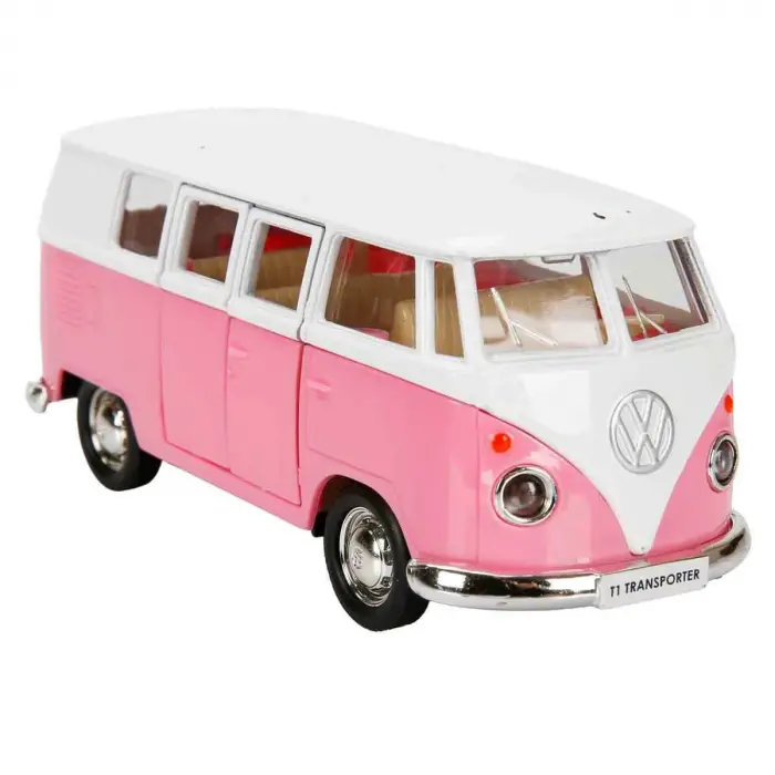 RMZ City Pembe Serisi Die Cast Model Araba 1:32 - Volkswagen T1 Transporter