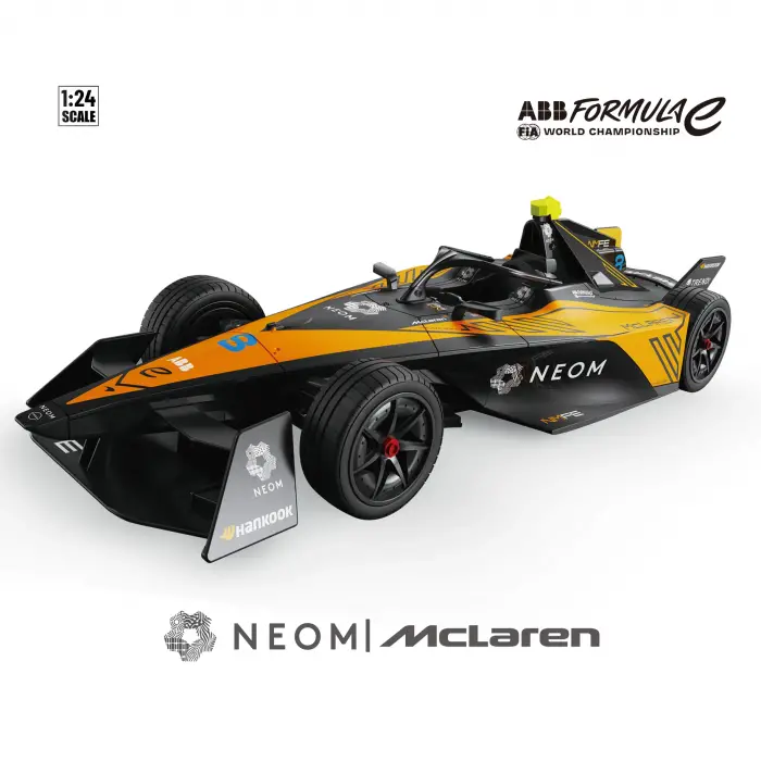 RW 1:24 ABB Formule E - NEom McLaren Diecast Model Araba - RW7224