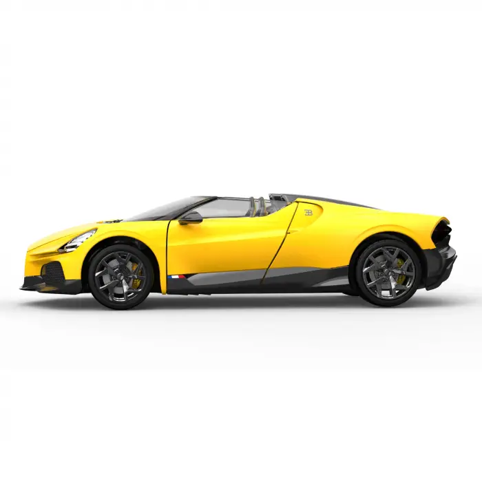 RW 1:24 Bugatti Mistral Diecast Model Araba Sarı - RW8524
