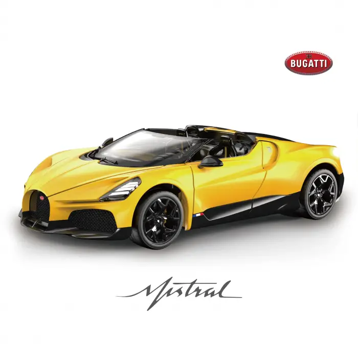 RW 1:24 Bugatti Mistral Diecast Model Araba Sarı - RW8524