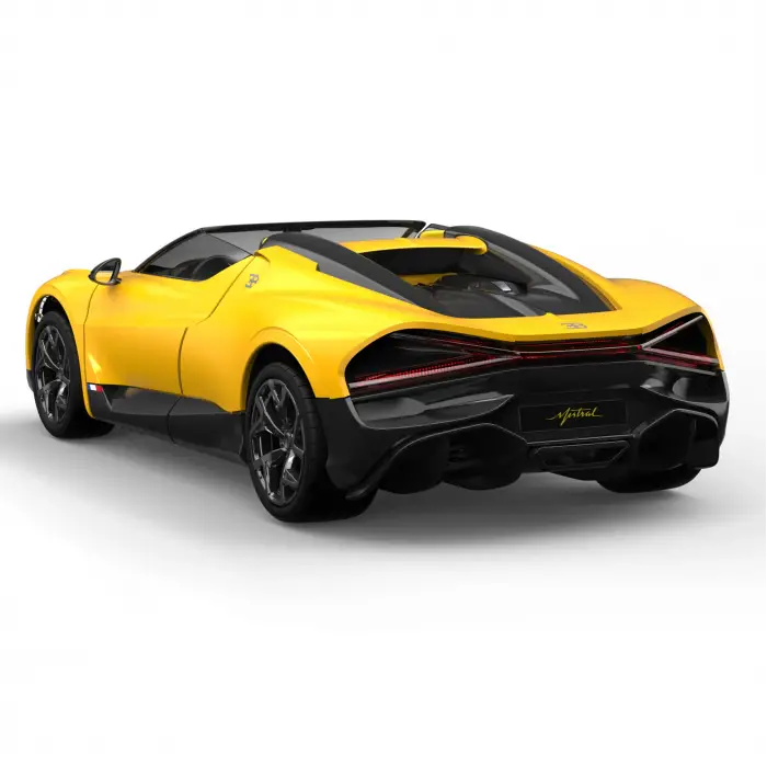 RW 1:24 Bugatti Mistral Diecast Model Araba Sarı - RW8524