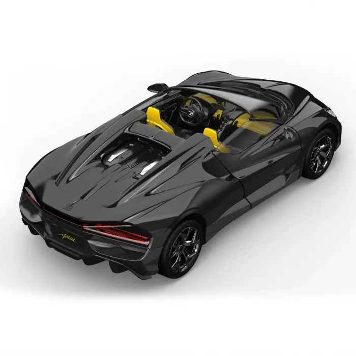RW 1:24 Bugatti Mistral Diecast Model Araba Sarı - RW8524