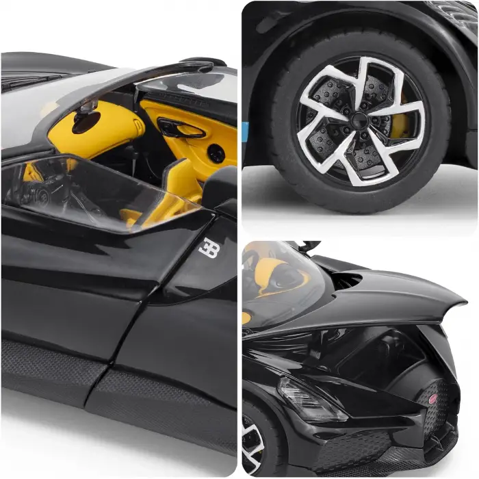 RW 1:24 Bugatti Mistral Diecast Model Araba Sarı - RW8524