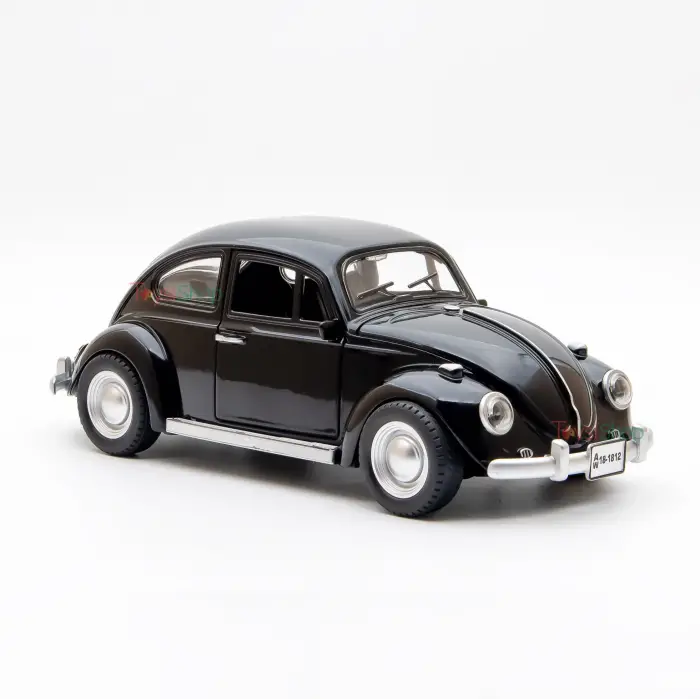 1:18 Volkswagen Bettle Diecast Model Araba Siyah - SR-1812
