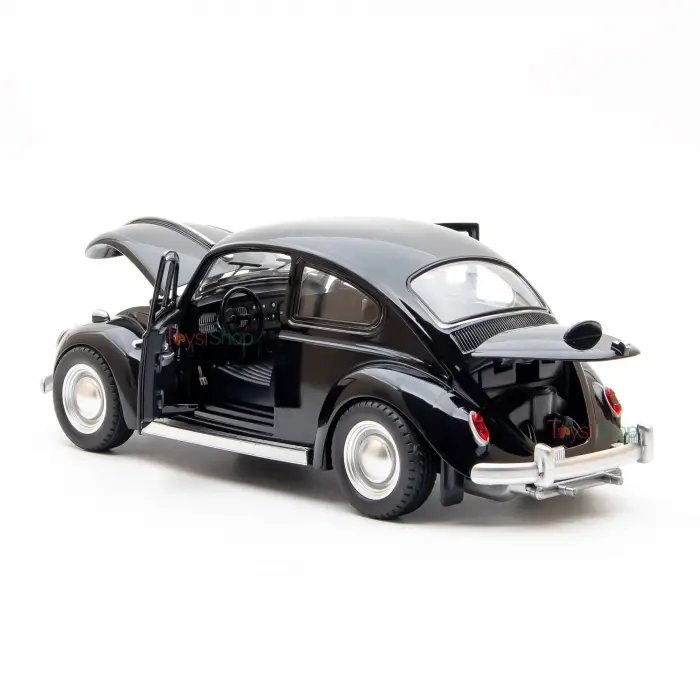 1:18 Volkswagen Bettle Diecast Model Araba Siyah - SR-1812