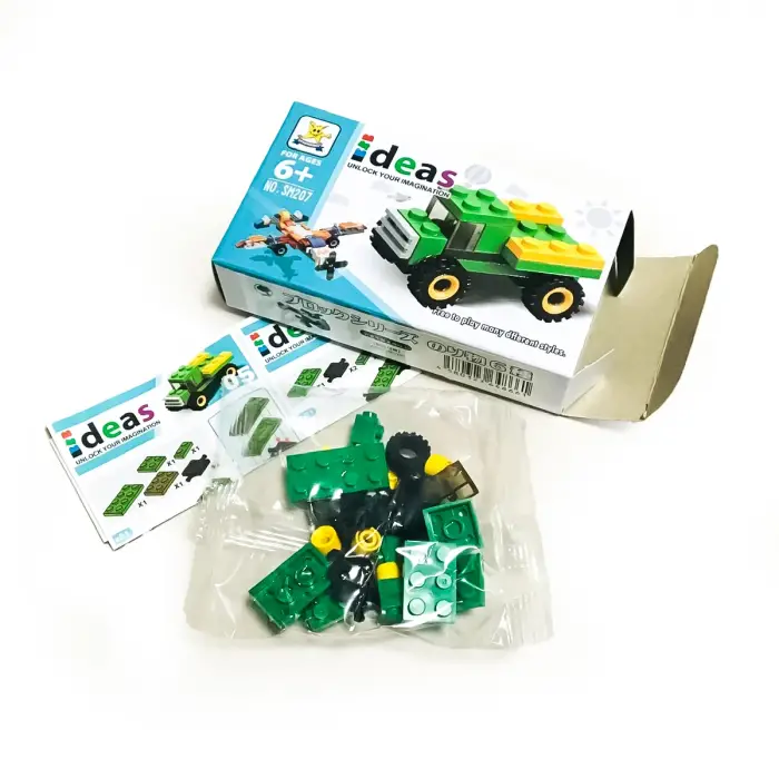 İdeas - 6 in 1 - Blok Oyuncak Pervaneli Uçak SM207-B