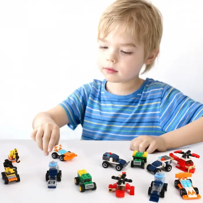 İdeas -Blok Oyuncak Yapım İkili Set - Pervaneli Uçak, Hücüm Bot Bir Arada 207B+ 208B