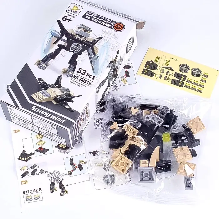 Bricks - Block Warrior Strong Wing - SM310B-06