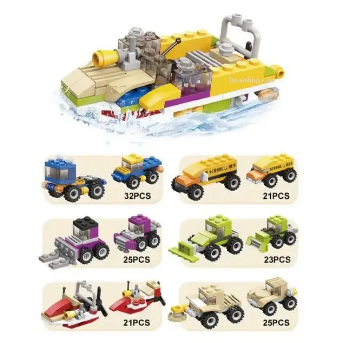 Bricks - City Series Pervaneli Uçak ve Hücüm Bot 207C