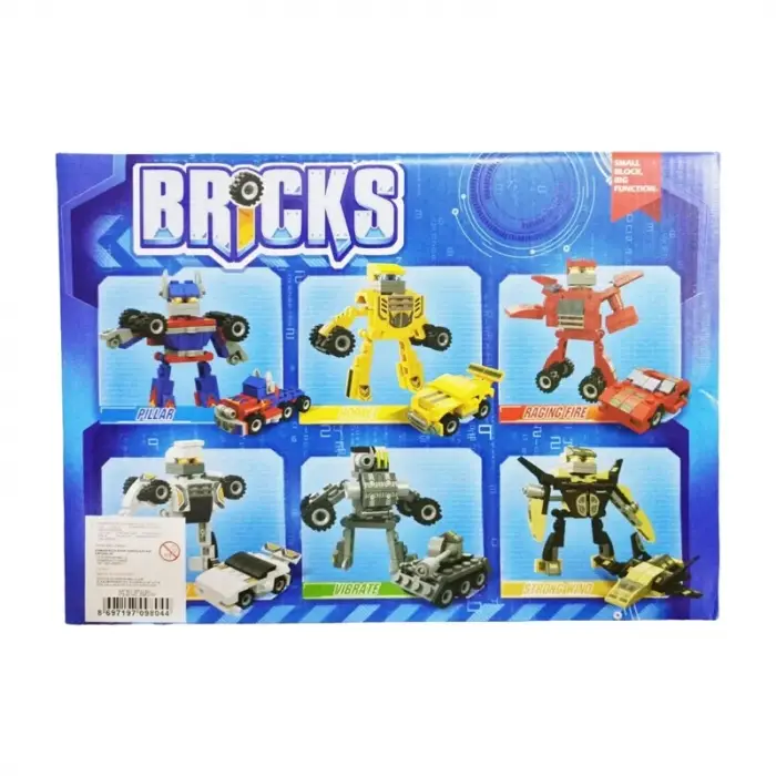 Starmerry Bricks - Transformers 6 in 1 Yapı Oyuncak Seti - SM310C