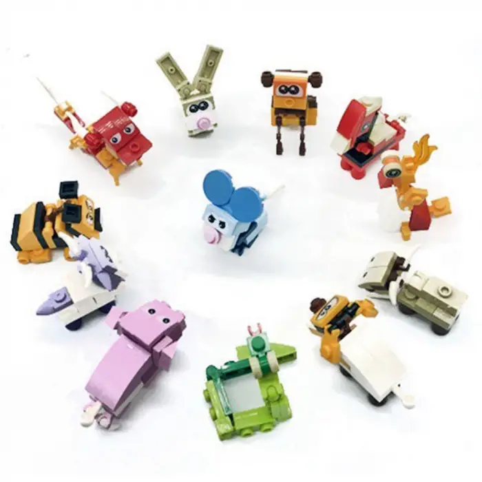 Bricks - King Dragon 12 Farklı Blok Oyuncak Yapım Seti- SM198B