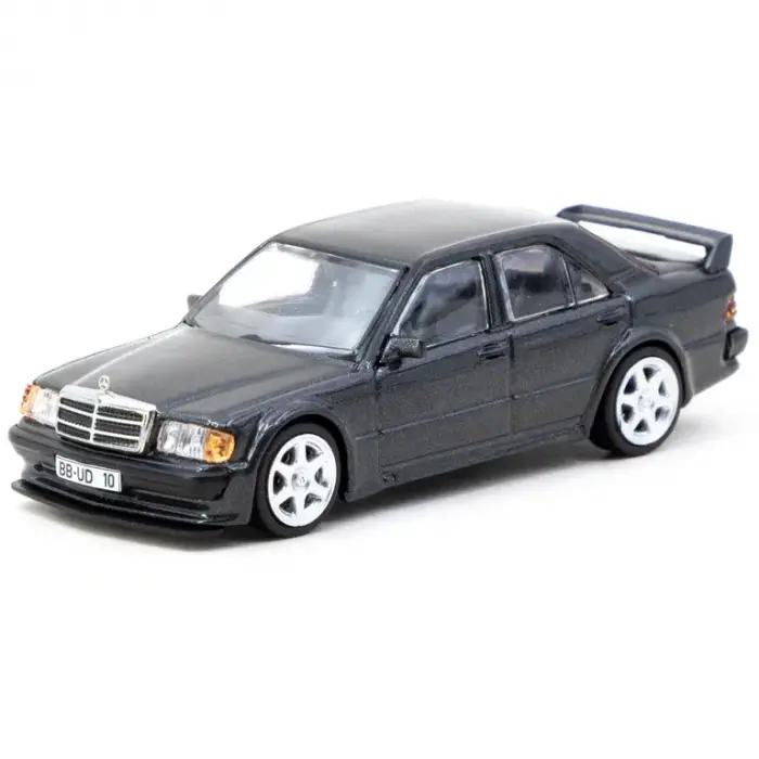 Tarmac Works 1/64 Mercedes-Benz 190 E 2.5-16 EVO 1 Blue-Black Metallic - GLOBAL64