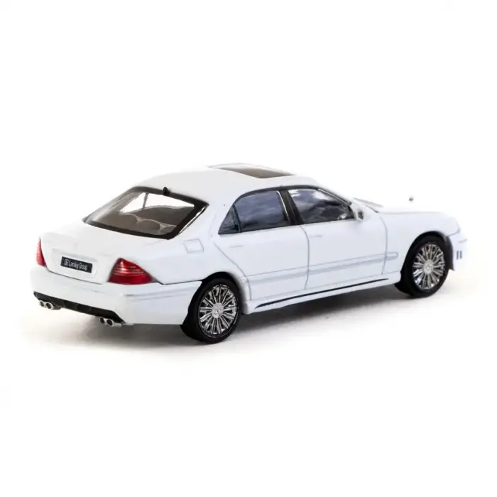Tarmac Works 1/64 Mercedes-Benz S-Class Wald Alabaster White - Lamley Special Edition - GLOBAL64T64G-072-WH