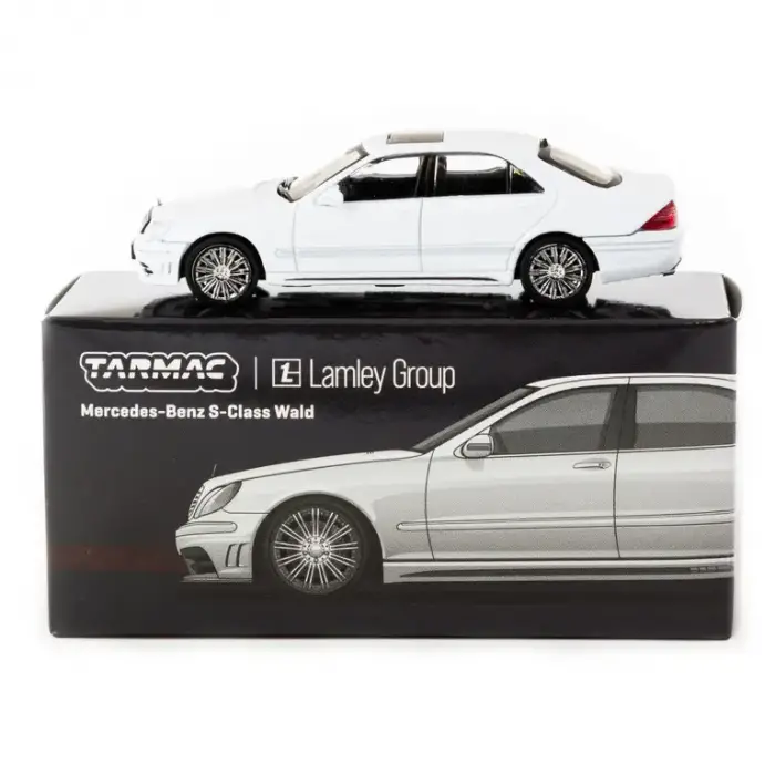 Tarmac Works 1/64 Mercedes-Benz S-Class Wald Alabaster White - Lamley Special Edition - GLOBAL64T64G-072-WH