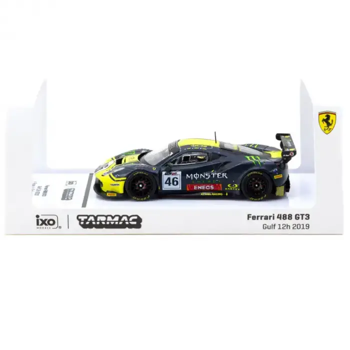 Tarmac Works X iXO Models 1/64 Ferrari 488 GT3 Gulf 12 Hours 2019 #46 – HOBBY64