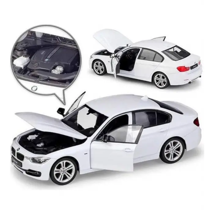 Welly 1:24 BMW 335i Diecast Model Araba Beyaz - 24039WB