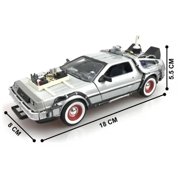 Welly 1:24 DeLorean Time Machine Bac to the Future 3 - 22444W