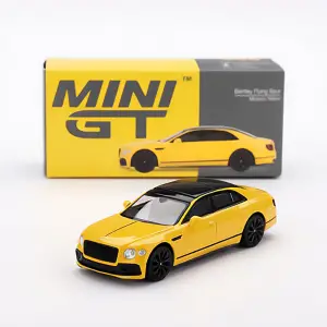Mini GT 1/64 Bentley Flying Spur Monaco Yellow MGT00955