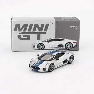 Mini GT 1/64 Jaguar C-X75 Silver MGT00960