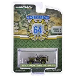 Greenlight 1:64 - 1942 Willys MB Jeep - British Army Command Car