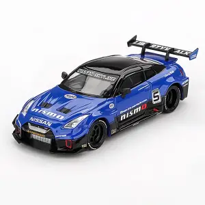 MINI GT: 1/64 LB-Silhouette WORKS GT NISSAN 35GT-RR Ver.2 Blue - MGT01124