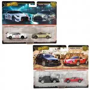 Hot Wheels Premium İki Paket İkili Araçlık Set Mix3 2025 - HBL96 - 979T