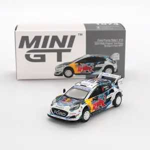 Mini GT 1/64 Ford Puma Rally1 #16 M-Sport Ford WRT 2024 Rally Finland 3rd Place - MGT01074