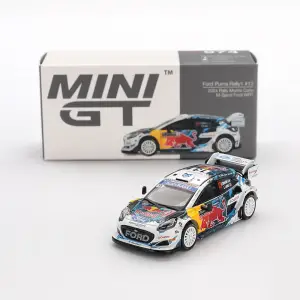 Mini GT 1/64 Ford Puma Rally1 M-Sport Ford WRT 2024 Rally Monte Carlo/ China - MGT00974
