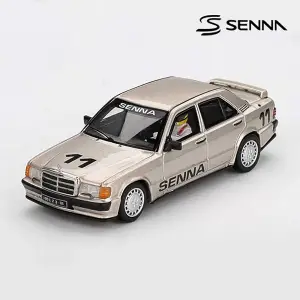 Mini GT 1/64 Mercedes-Benz 190 E 2.3-16 Ayrton Senna w/ Figure - MGT01076