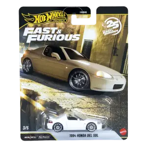 Hot Wheels Premium Fast Furious 25 Years 1994 Honda DEL SOL - HNW46 - JHW63