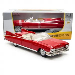 Maisto Premiere Edition 1:18 Cadillac Eldorado Biarritz 1959 Diecast Model Araba Kırmızı - 36813