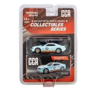 CCA 1:64 Collectibles Series 2013 Chevrolet Camaro SS Diecast Model Araba Mavi - 82530C