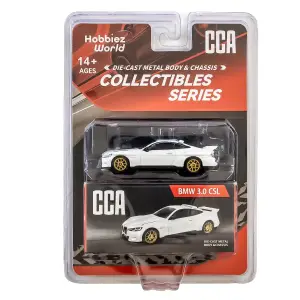 CCA 1:64 Collectibles Series BMW 3.0 CLS Diecast Model Araba Beyaz - 82535C