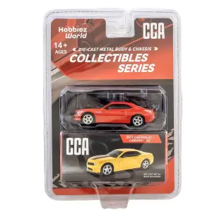 CCA 1:64 Collectibles Series 2013 Chevrolet Camaro SS Diecast Model Araba Kırmızı - 82530C