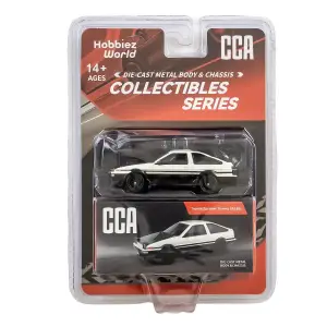 CCA 1:64 Collectibles Series Toyota Sprinter Trueno (AE86) Diecast Model Araba Beyaz - 82517C